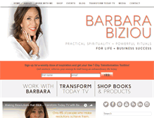 Tablet Screenshot of barbarabiziou.com